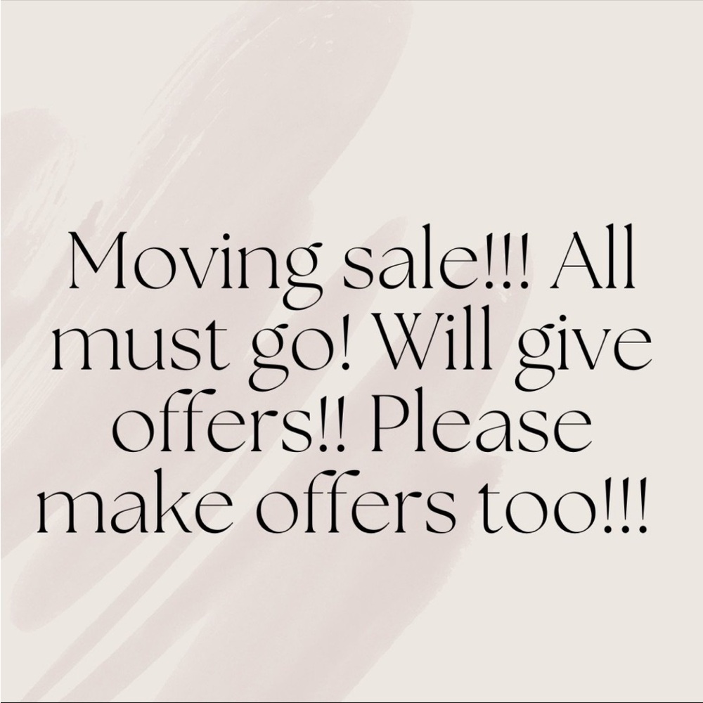 Moving Sale Announcement Sign